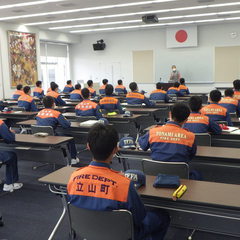 富山県消防学校で講師をしました!