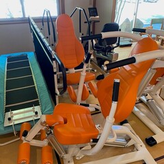 岡山県デイサービス施設様へ油圧マシンGHシリーズ3台、eウォーク、2wayバイクMio他を納品しました!!